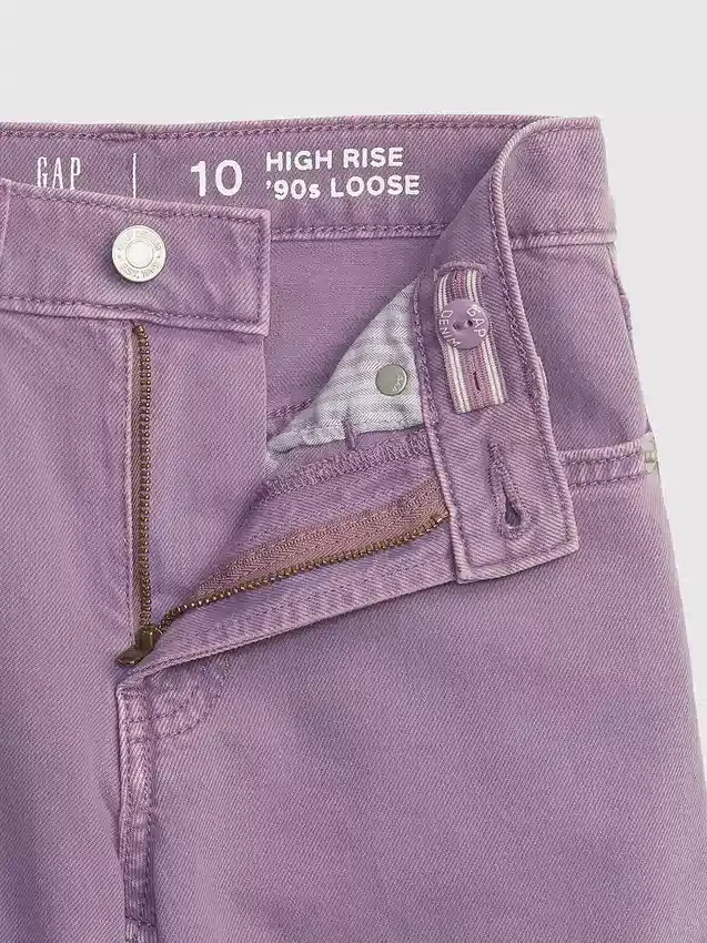 Kinderen High Rise '90s losse Jeans