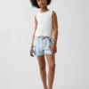 Kinderen High Rise Tie-Dye Denim Korte broeken