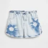 Kinderen High Rise Tie-Dye Denim Korte broeken