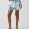 Kinderen High Rise Tie-Dye Denim Korte broeken