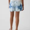 Kinderen High Rise Tie-Dye Denim Korte broeken