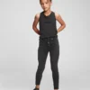 Kinderen: Jegging met hoge taille en distressed-look tot aan de enkels