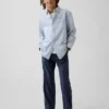 Kinderen: moderne, relaxte rechte kaki broek