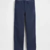 Kinderen: moderne, relaxte rechte kaki broek