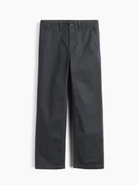 Kinderen: moderne, relaxte rechte kaki broek