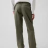 Kinderen: moderne, relaxte rechte kaki broek