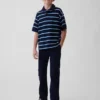 Kinderen: moderne, relaxte rechte kaki broek