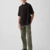 Kinderen: moderne, relaxte rechte kaki broek