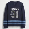 Kinderen NASA T-shirt met relaxte pasvorm