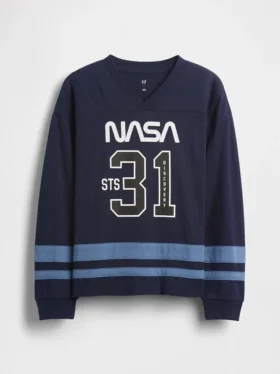 Kinderen NASA T-shirt met relaxte pasvorm