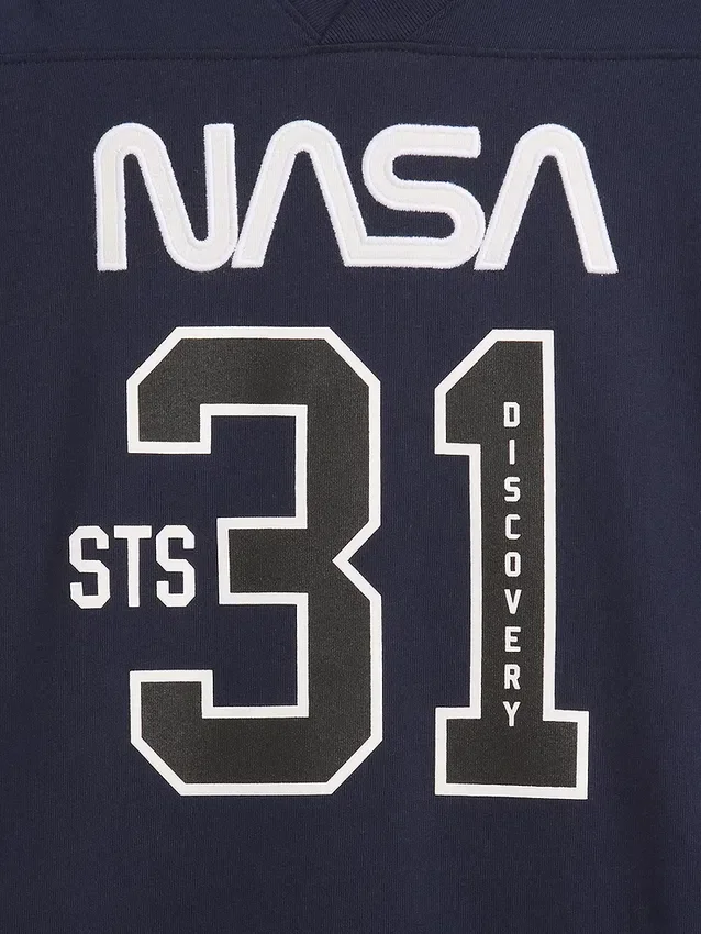 Kinderen NASA T-shirt met relaxte pasvorm