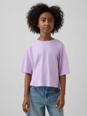 Kinderen oversized boxy T-shirt