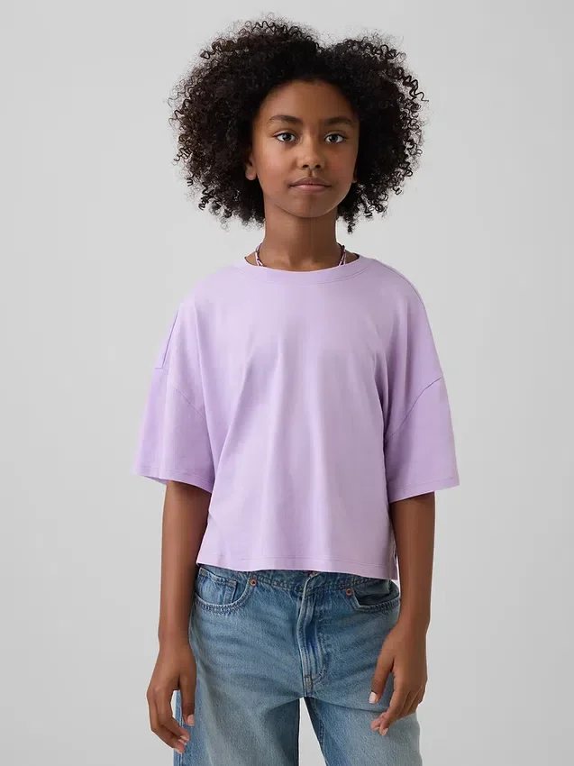 Kinderen oversized boxy T-shirt