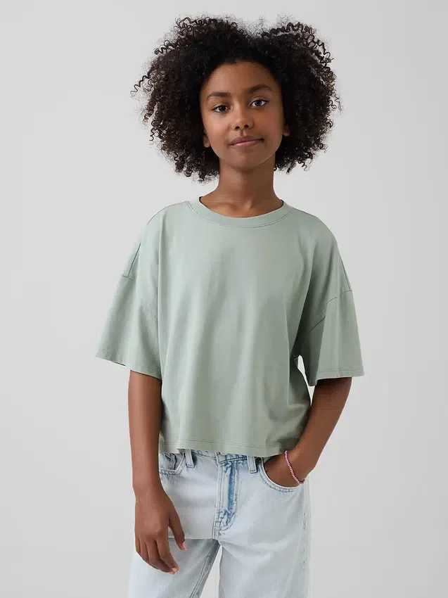 Kinderen oversized boxy T-shirt