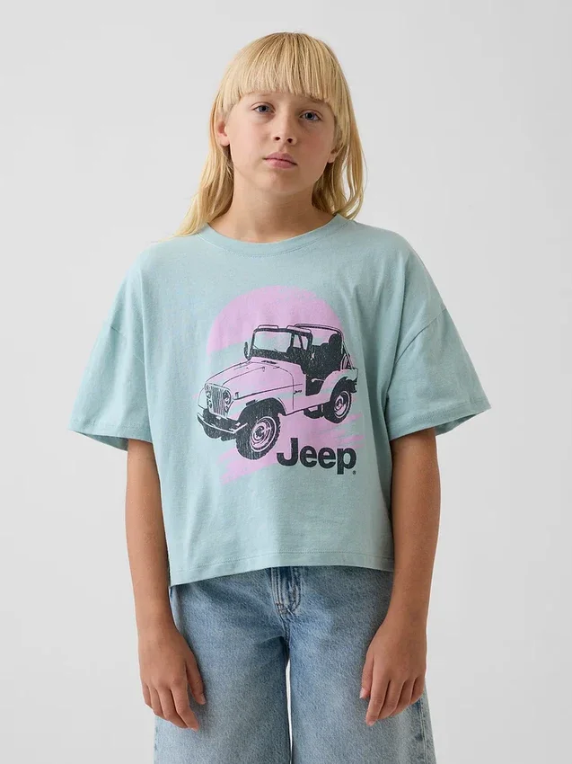 Kinderen oversized boxy T-shirt