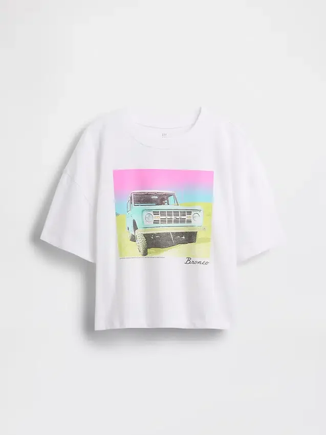 Kinderen oversized boxy T-shirt