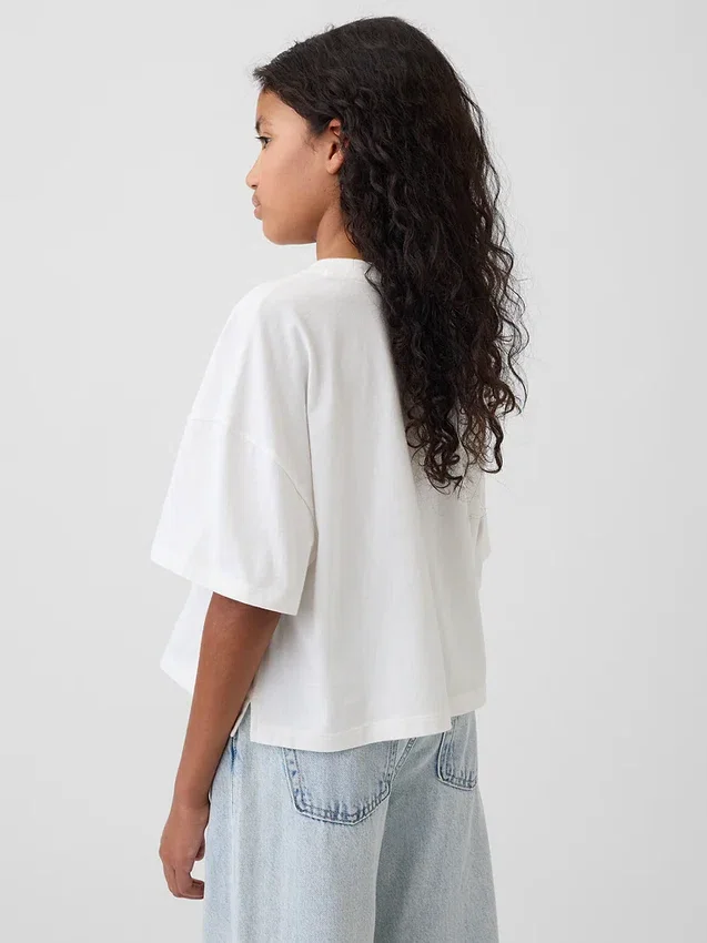Kinderen oversized boxy T-shirt