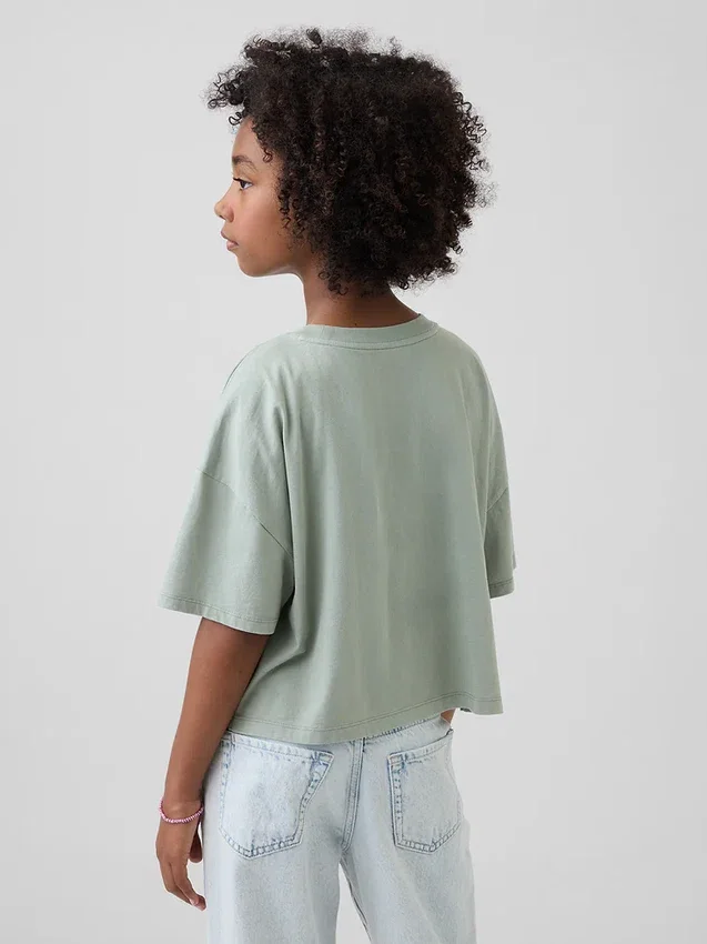 Kinderen oversized boxy T-shirt
