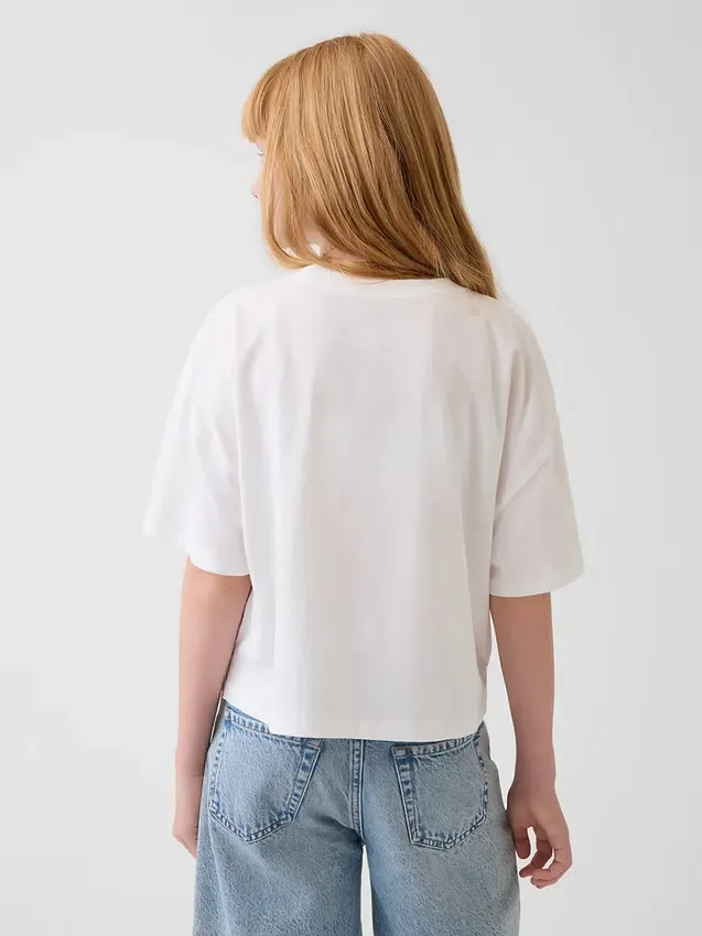 Kinderen oversized boxy T-shirt