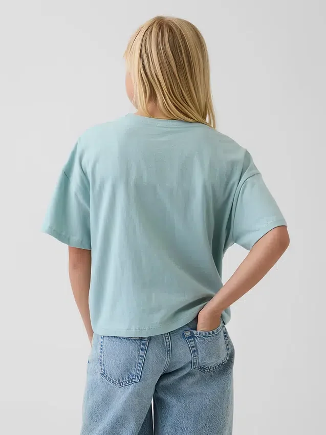 Kinderen oversized boxy T-shirt