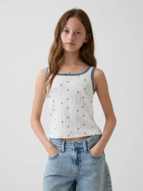 Kinderen Pointelle-tanktop