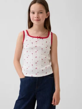 Kinderen Pointelle-tanktop