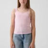 Kinderen Pointelle-tanktop