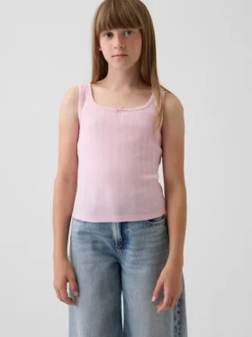 Kinderen Pointelle-tanktop
