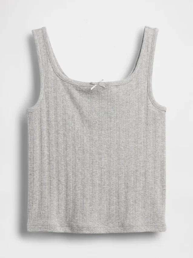 Kinderen Pointelle-tanktop