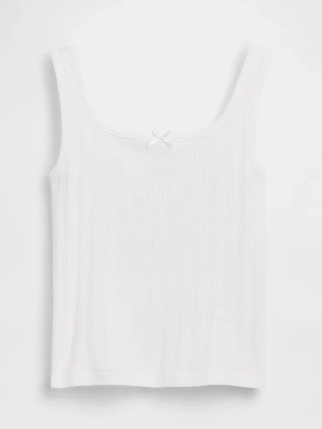 Kinderen Pointelle-tanktop
