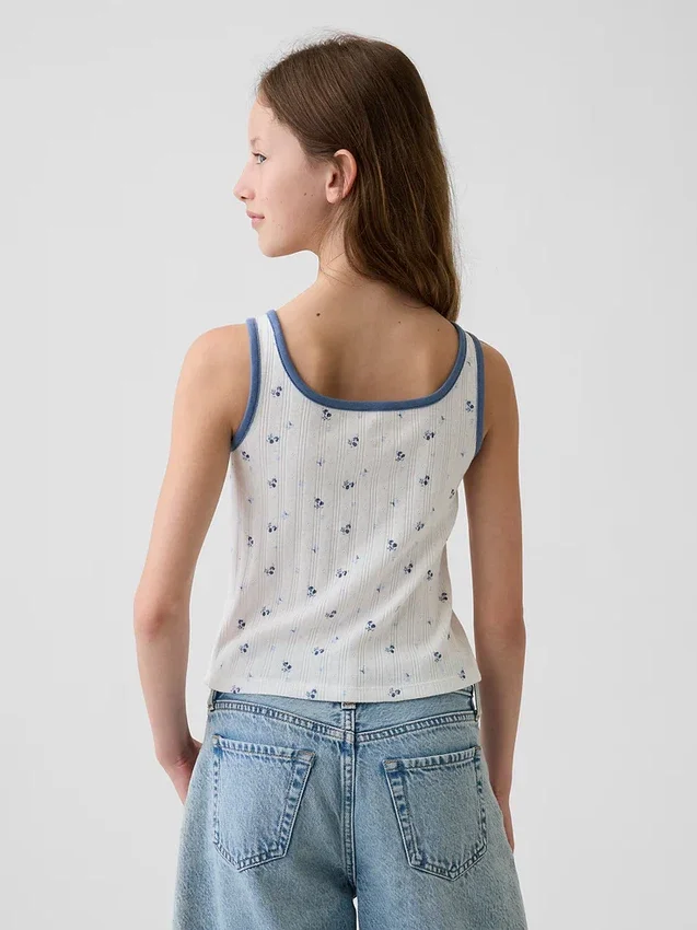 Kinderen Pointelle-tanktop