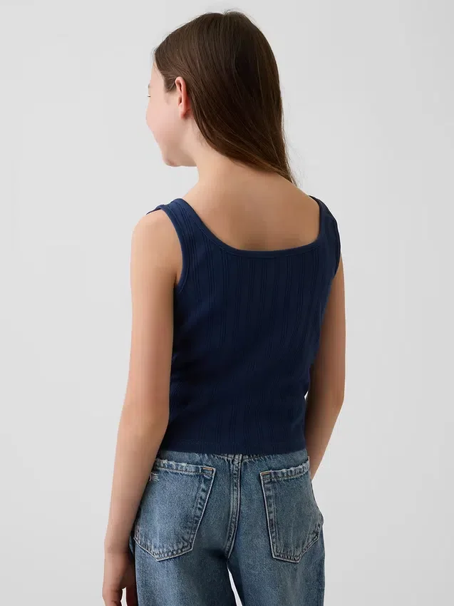 Kinderen Pointelle-tanktop