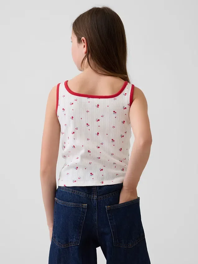 Kinderen Pointelle-tanktop