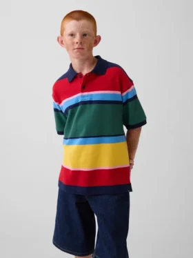 Kinderen: poloshirt van piqué met relaxte pasvorm