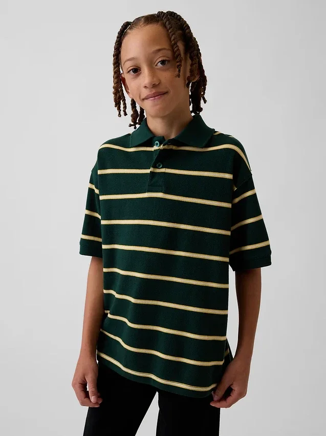 Kinderen: poloshirt van piqué met relaxte pasvorm