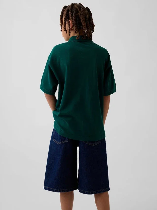 Kinderen: poloshirt van piqué met relaxte pasvorm