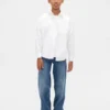 Kinderen Popeline Uniform Relaxed Overhemd