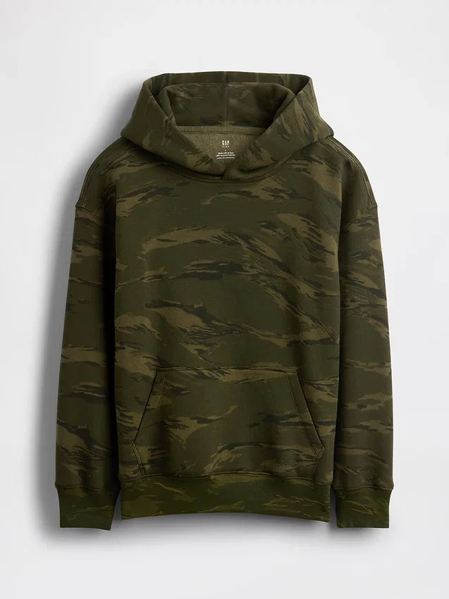 Kinderen Relaxed Camo-hoodie