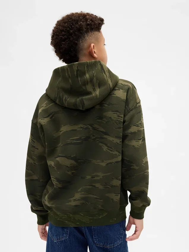 Kinderen Relaxed Camo-hoodie