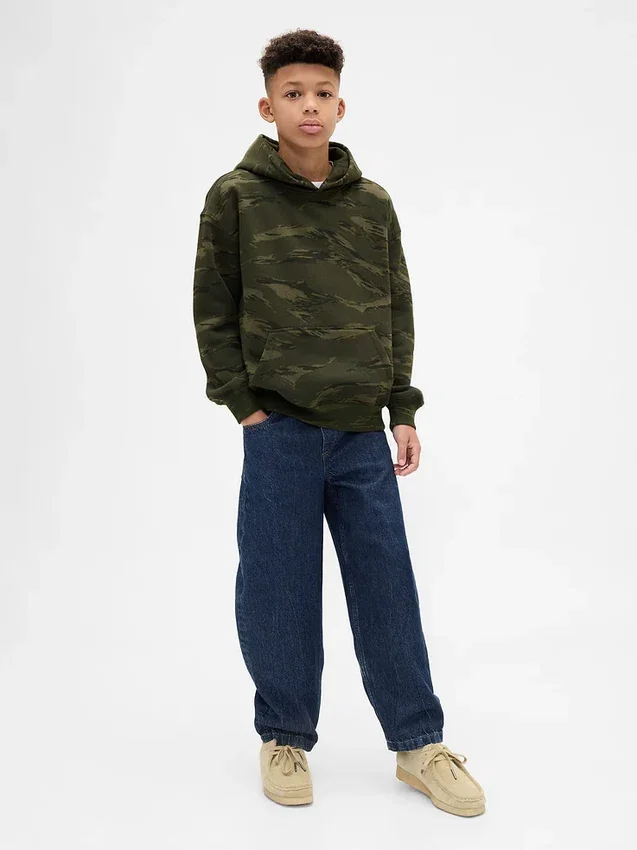 Kinderen Relaxed Camo-hoodie
