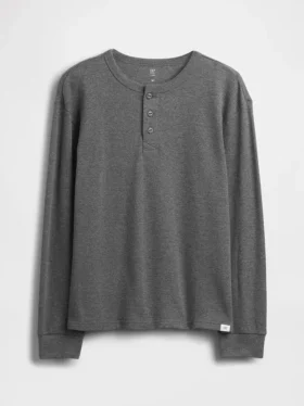 Kinderen Relaxed Henley-T-shirt