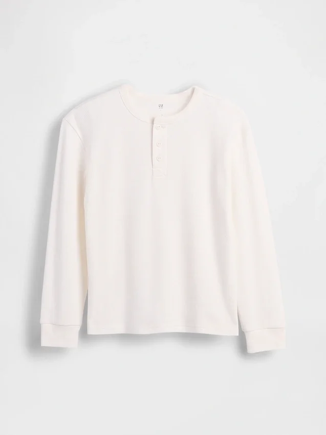 Kinderen Relaxed Henley-T-shirt