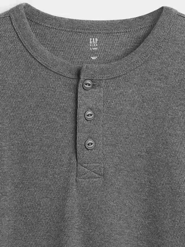 Kinderen Relaxed Henley-T-shirt