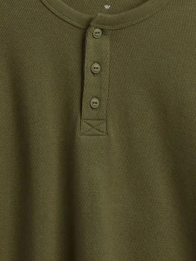 Kinderen Relaxed Henley-T-shirt