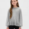 Kinderen Relaxed Peplum-trui