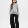 Kinderen Relaxed Peplum-trui