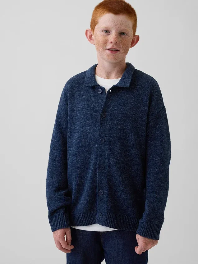 Kinderen Relaxed Polo-vest-trui