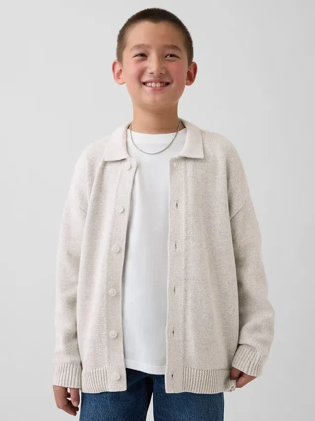 Kinderen Relaxed Polo-vest-trui