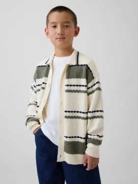 Kinderen Relaxed Polo-vest-trui