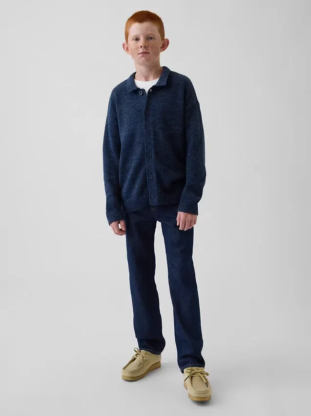 Kinderen Relaxed Polo-vest-trui